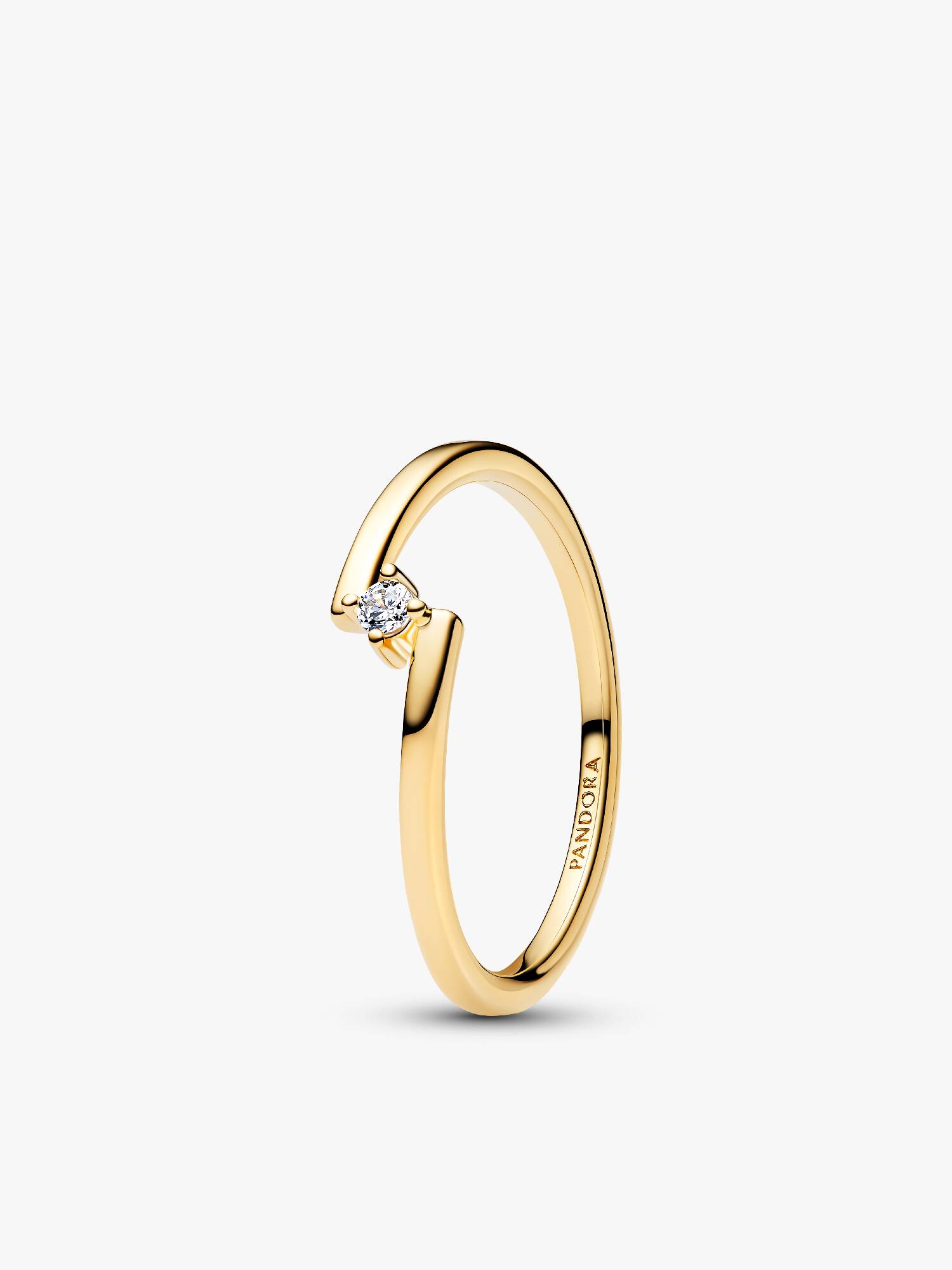 Anillo Solitario Abierto