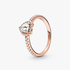 Anillo Corazón Brillante Elevado Anillo Corazón Brillante Elevado