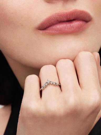 Anillo Tiara Estrellas