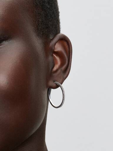 Pendientes de Aro Brillantes