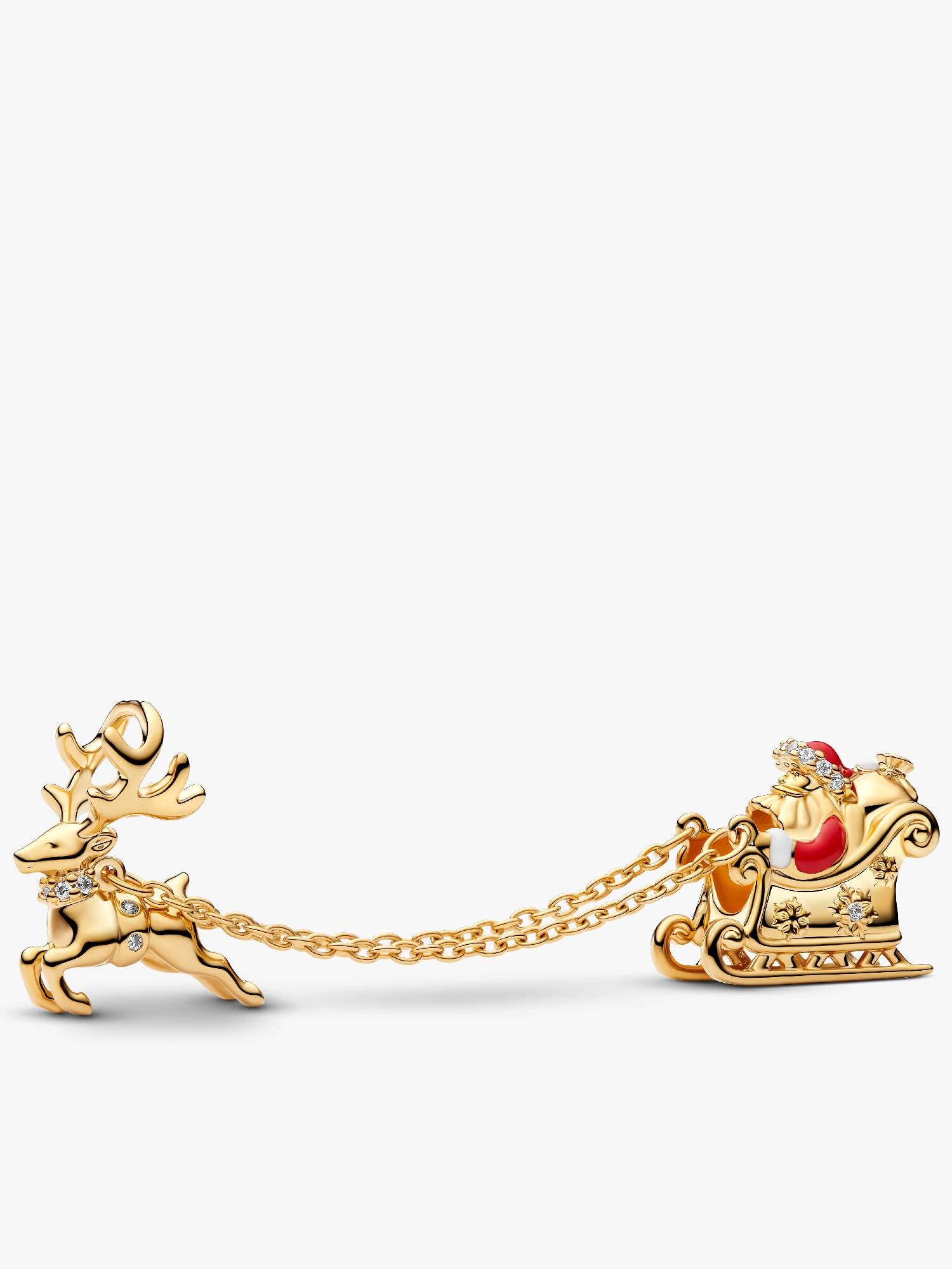 Charm Doble Trineo Papá Noel