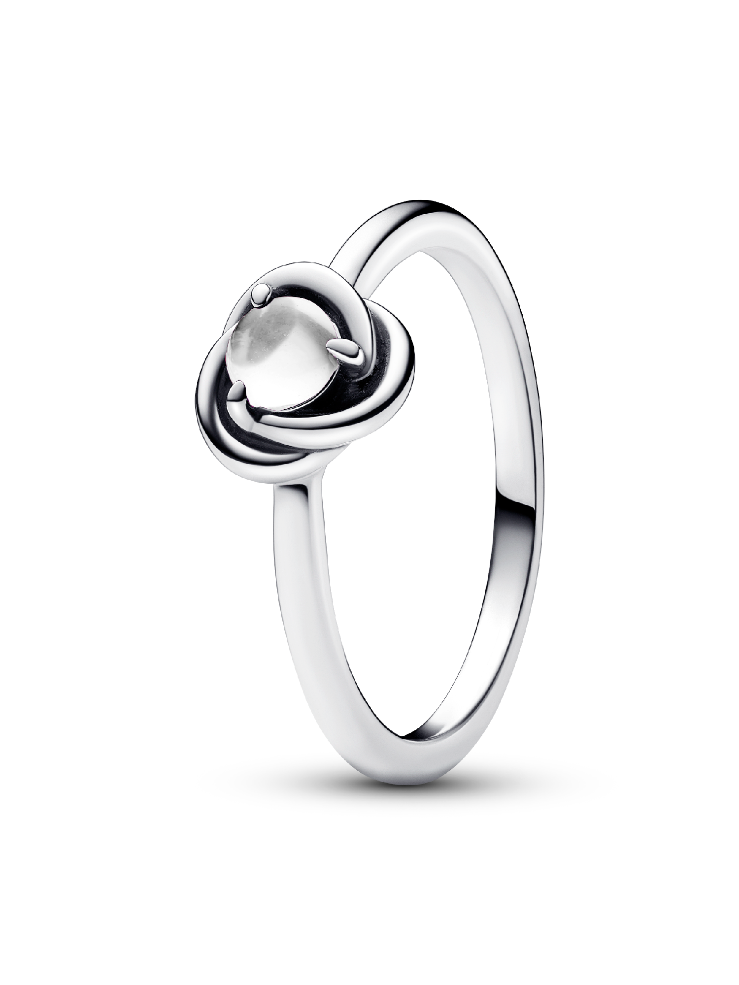 Anillo Círculo Eternity Gema del Mes de Abril