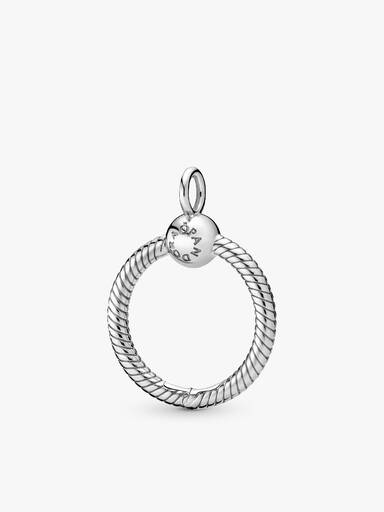 August Birthstone Eternity Circle O Pendant Set