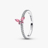 Anillo Mariposa Rosa Brillante Anillo Mariposa Rosa Brillante