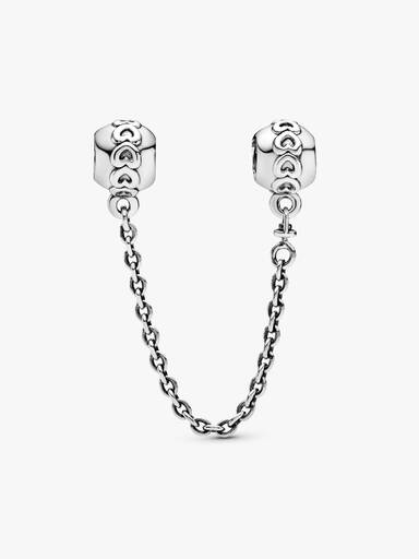 Charm de Cadena de Seguridad Banda de Corazones