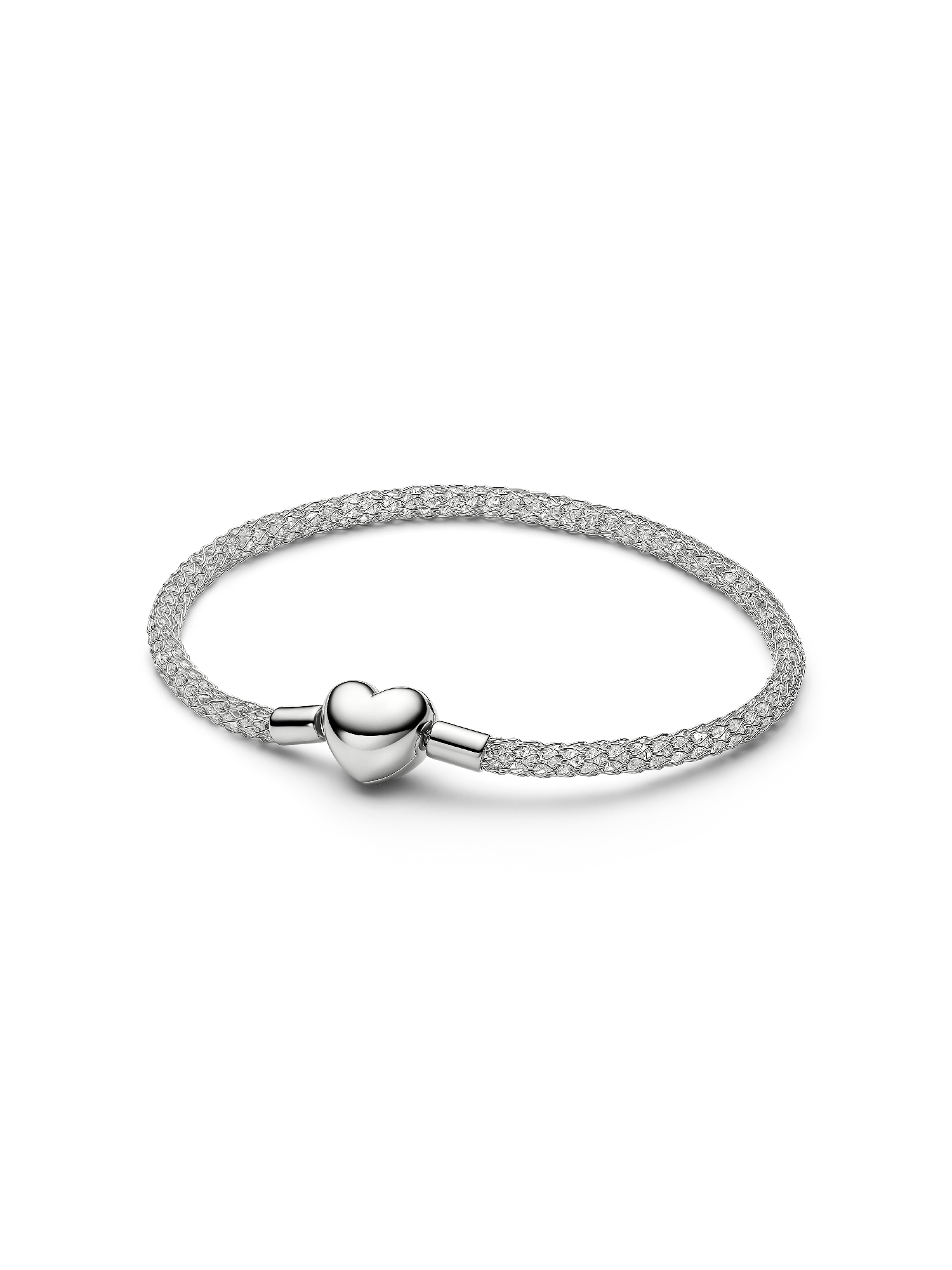 Pulsera Cadena de Tachuelas con Cierre de Corazón
