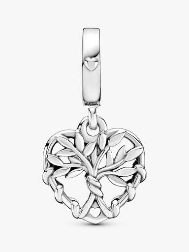 Charm Colgante Árbol Genealógico de Corazón