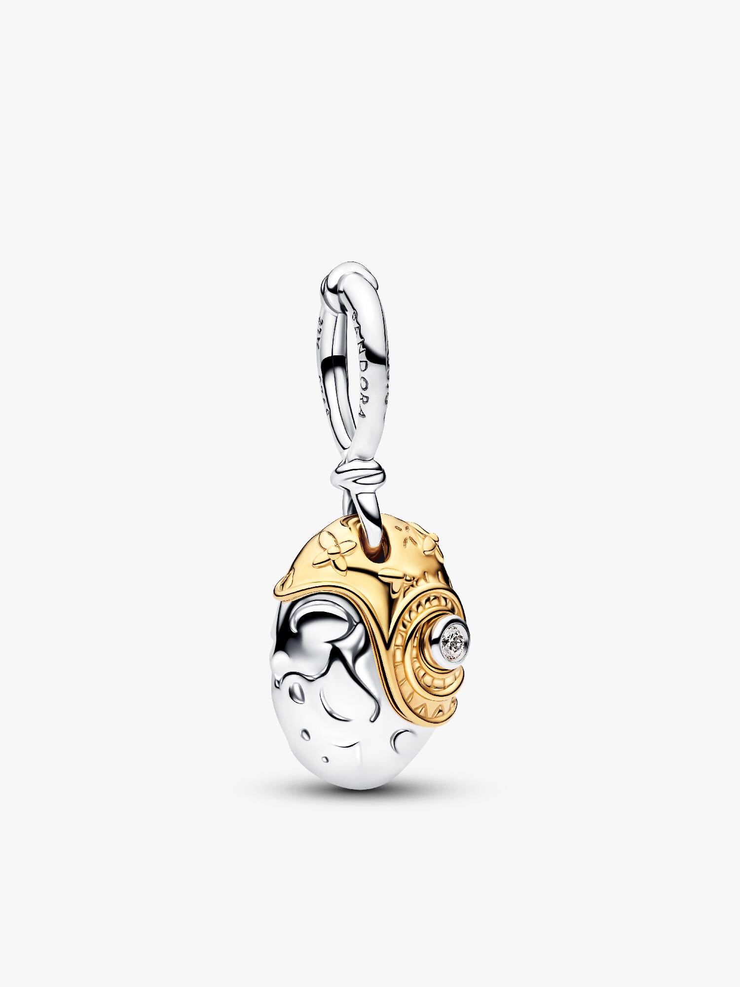 Charm Colgante Corazón de Te Fiti de Princesa Vaiana de Disney con Diamante Sintético Creado en Laboratorio