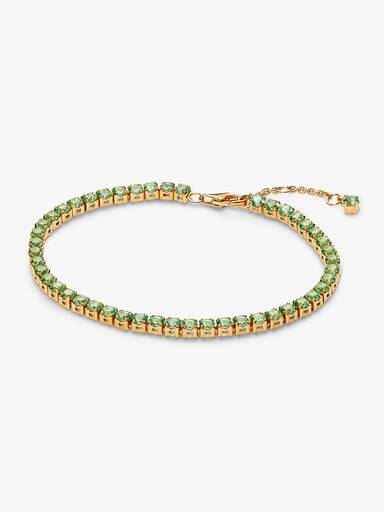 Pulsera de Tenis Verde Brillante