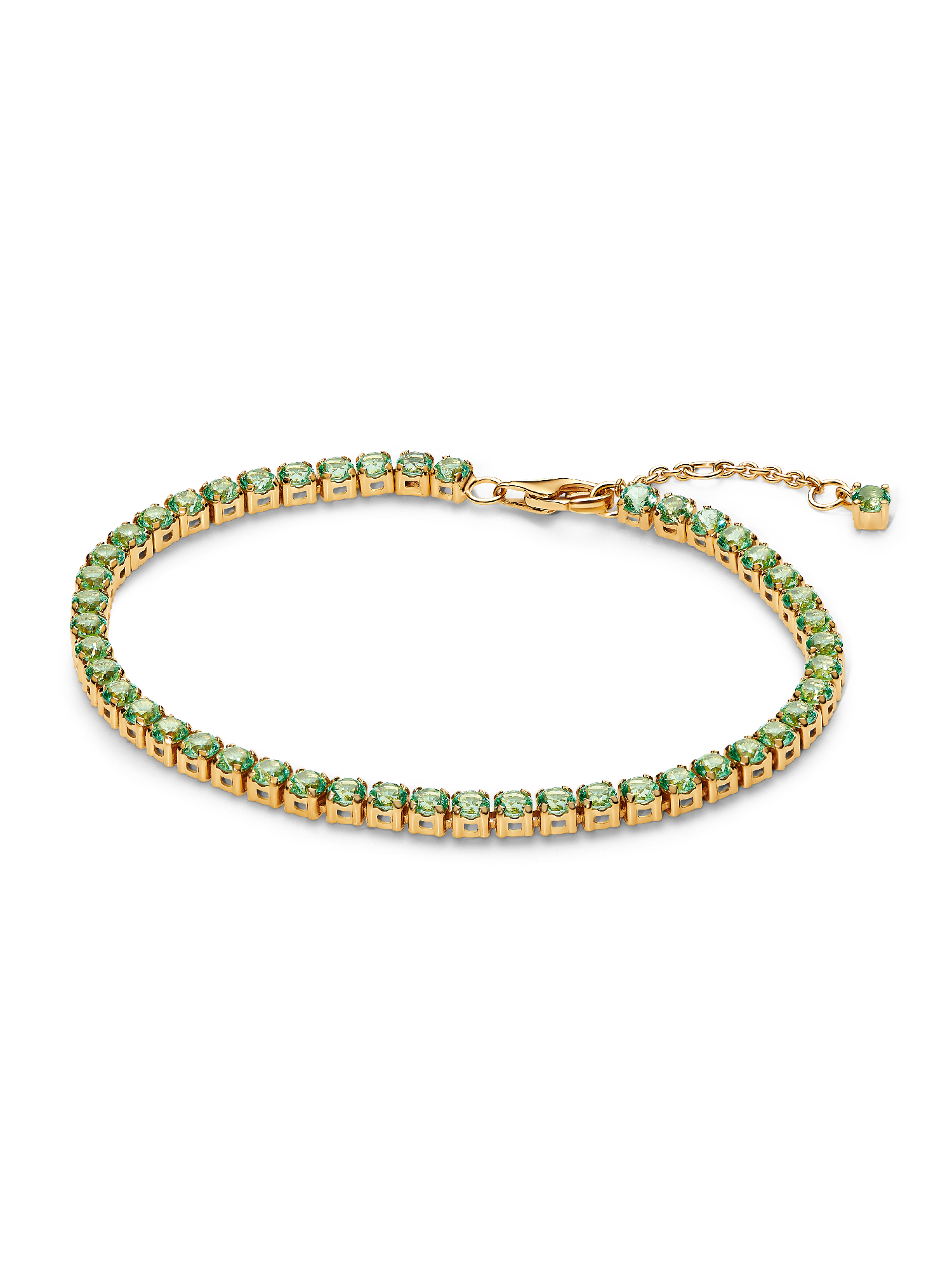 Pulsera de Tenis Verde Brillante