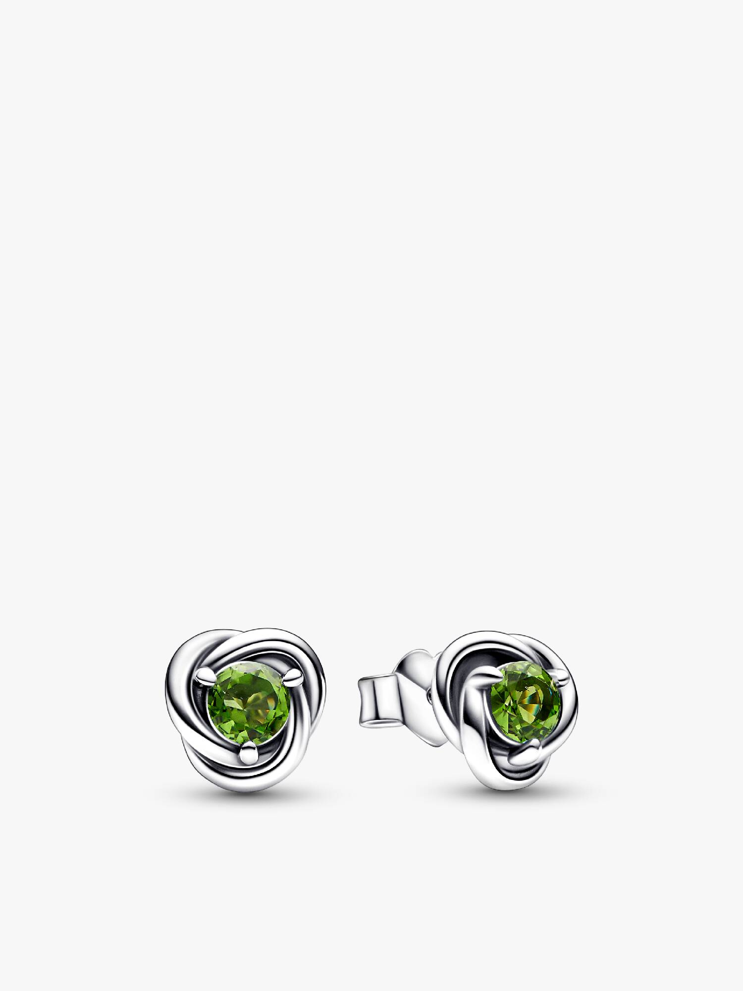 Pendientes de botón Circulo Eternity Agosto