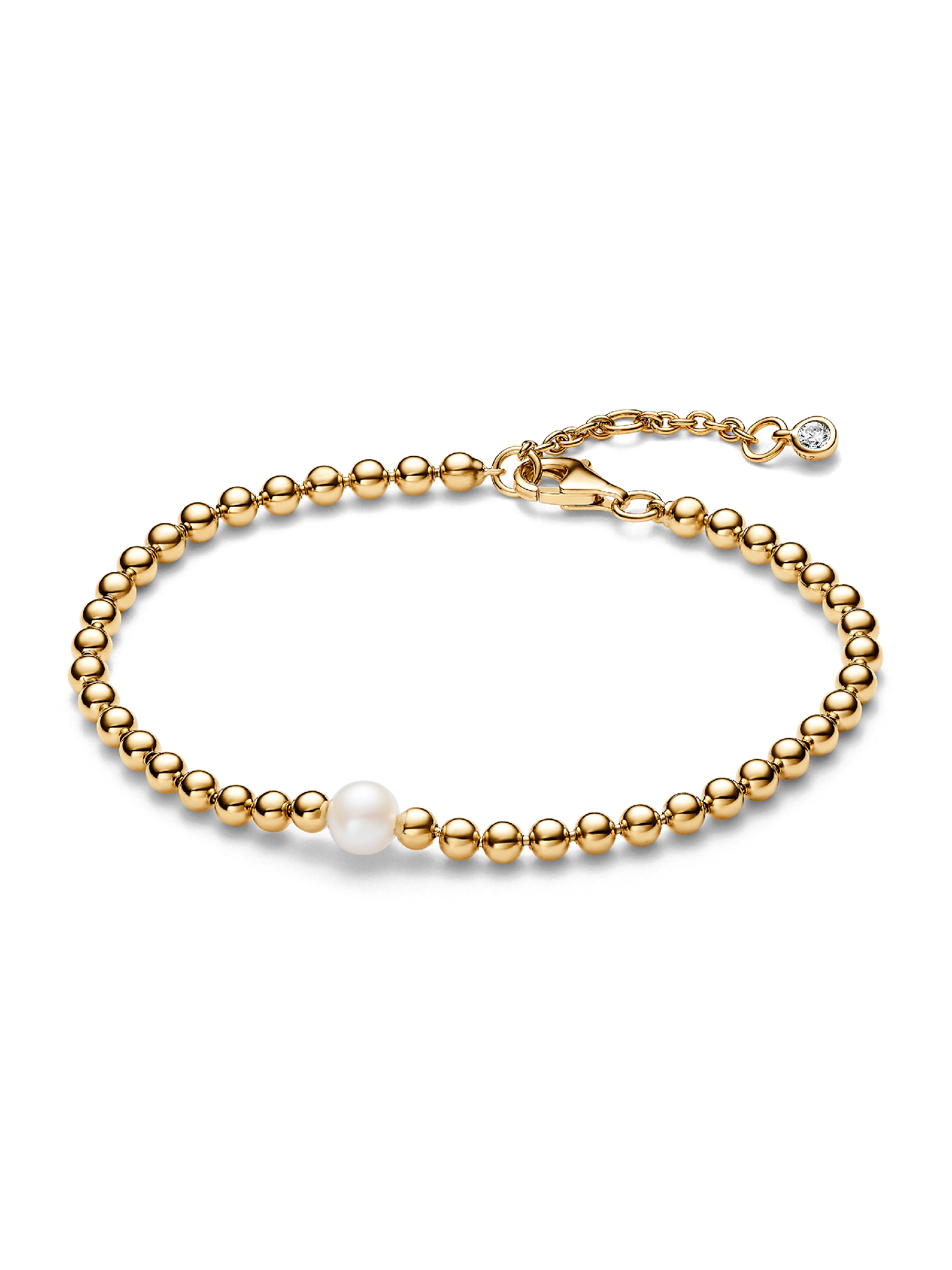 Pulsera Perlas Cultivadas de Agua Dulce Tratadas y Esferas