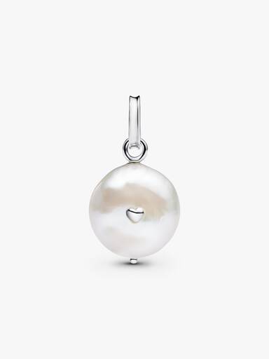 Charm Colgante Mamá y Perla Barroca Cultivada De Agua Dulce Tratada