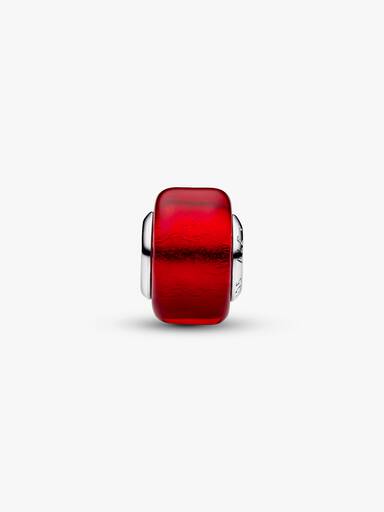 Charm Cristal de Murano Rojo