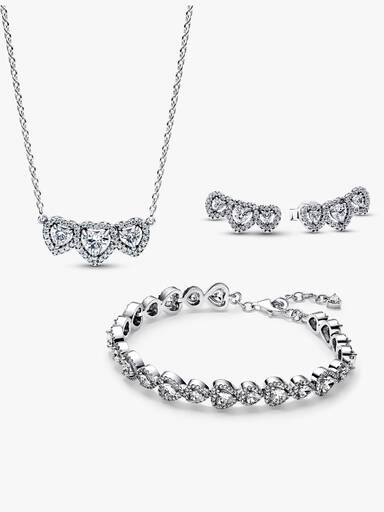 Conjunto de Regalo Triple Halo Corazón