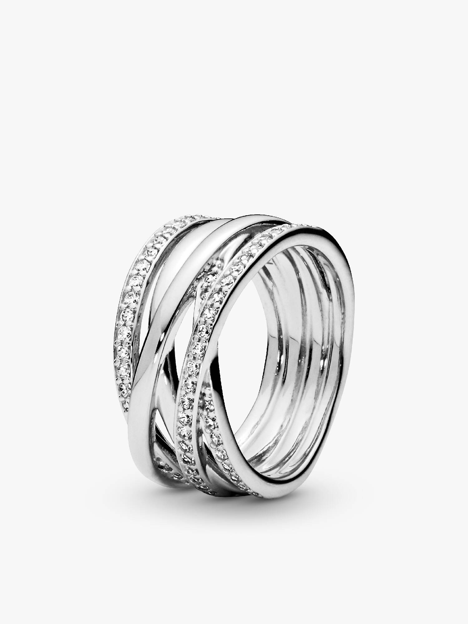 Anillo Líneas Brillantes y Pulidas
