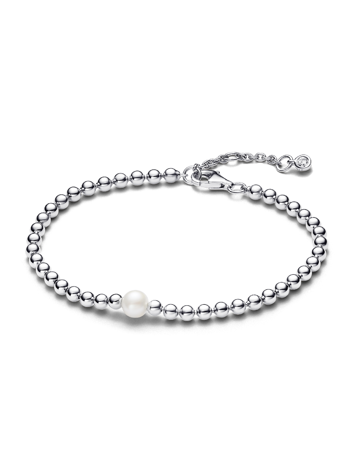 Pulsera Perlas Cultivadas de Agua Dulce Tratadas y Esferas