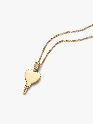 Colgante Etiqueta Grabable Llave Corazón