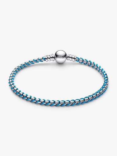 Pulsera Cadena Caja Cordón Azul