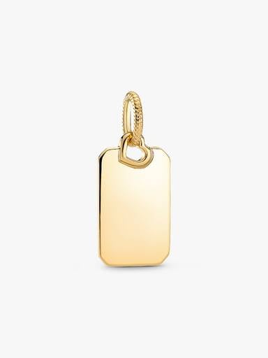 Colgante Etiqueta Rectangular Grabable