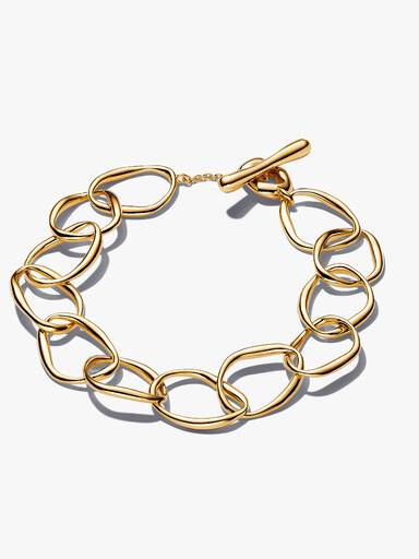 Pulsera de Eslabones Forma Orgánica
