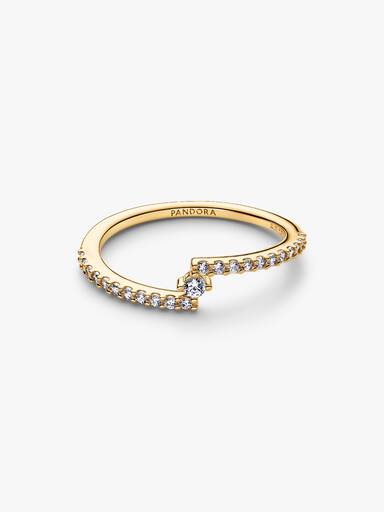Anillo Abierto en Pavé Brillante
