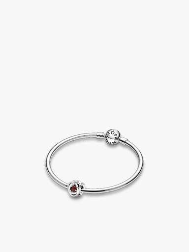 January Birthstone Eternity Circle Bangle Gift Set