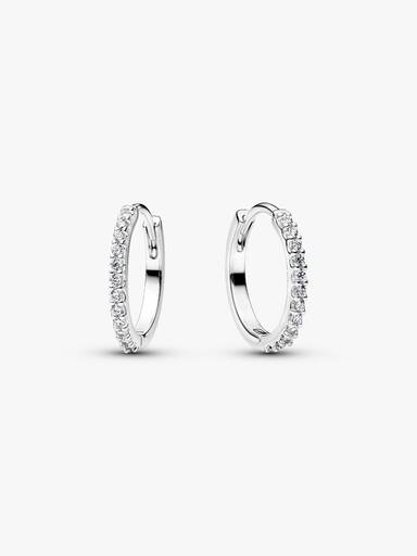 Pendientes de aro Mini Brillantes