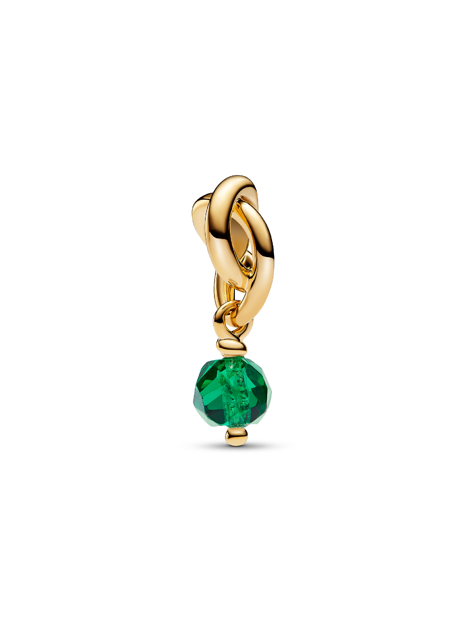 Charm Colgante Círculo Eternity Facetado para el Mes de Mayo