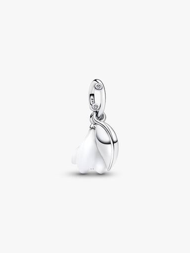 Charm Colgante en plata de ley Flor Campanilla