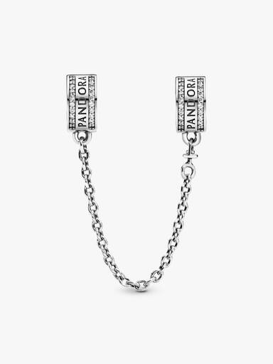 Charm de Clip Cadena de Seguridad Logotipo