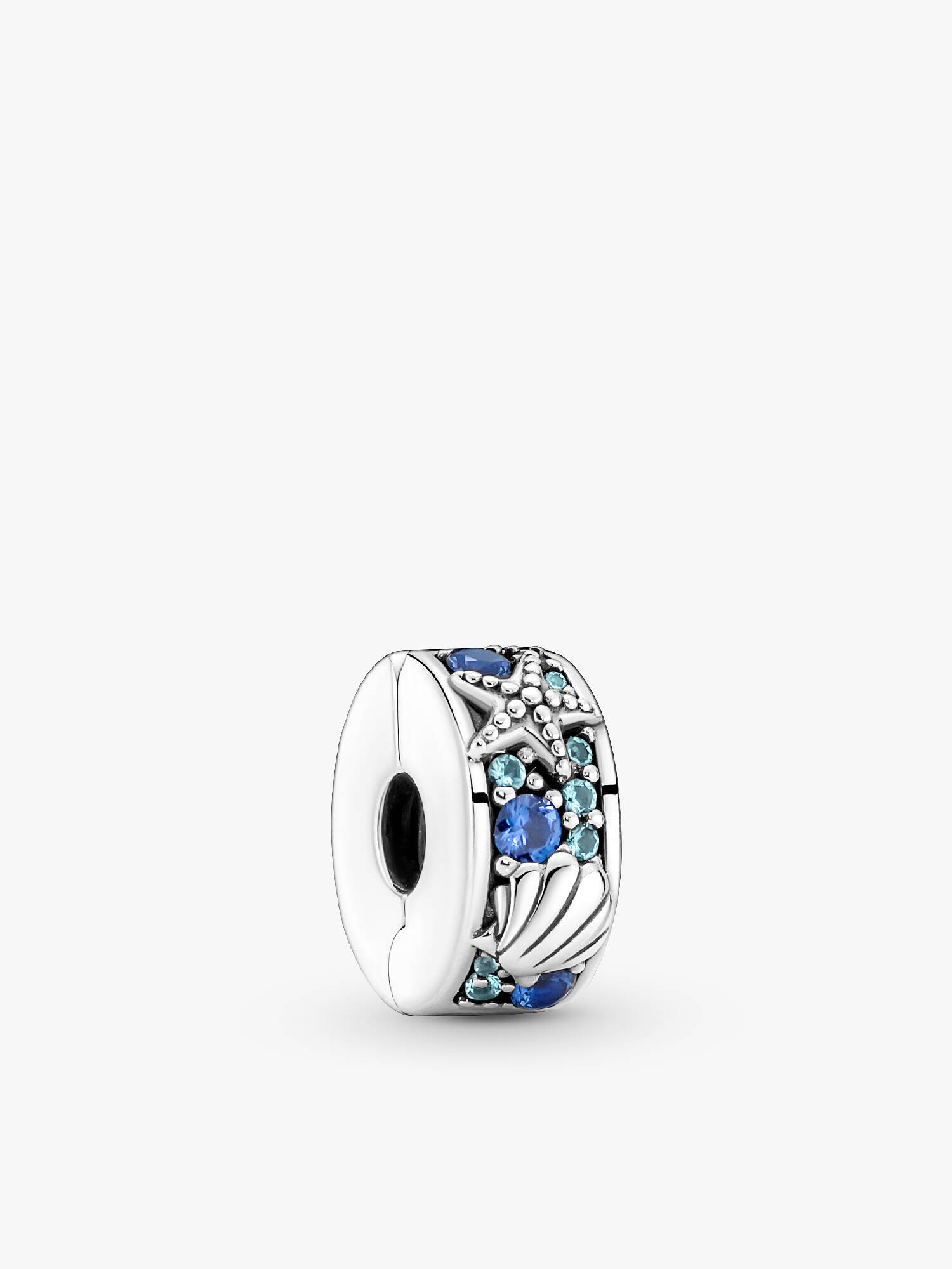 Charm de Clip Concha y Estrella de Mar Tropical