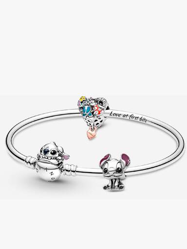 Disney's Lilo and Stitch Charm and Bangle Set