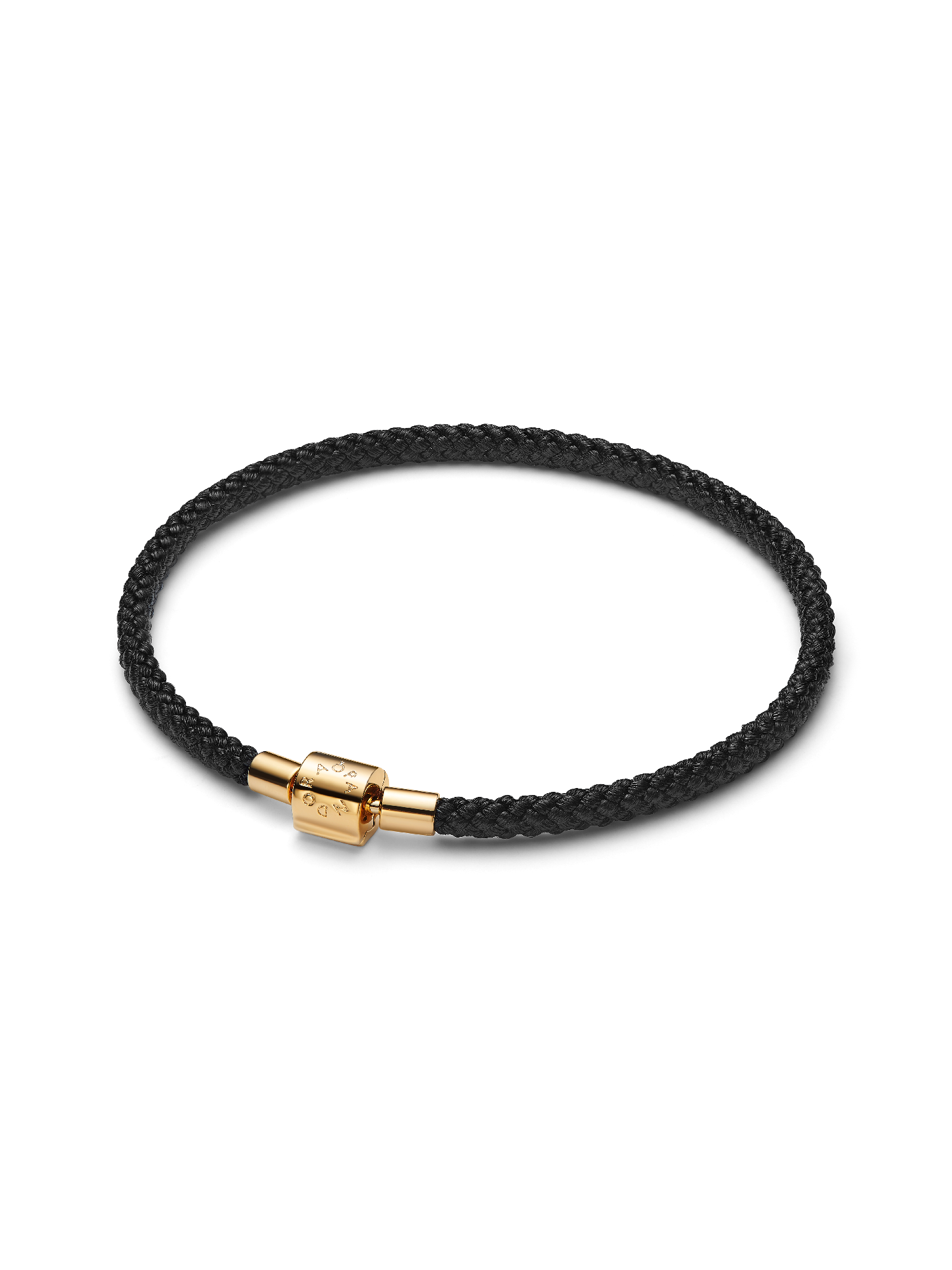 Pulsera Cordón Negro Radiante