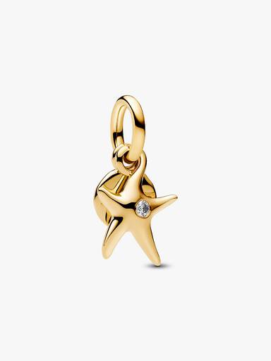 Charm Colgante Doble Estrella de Mar