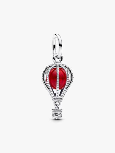 Charm Colgante Globo Aerostático de Cristal de Murano