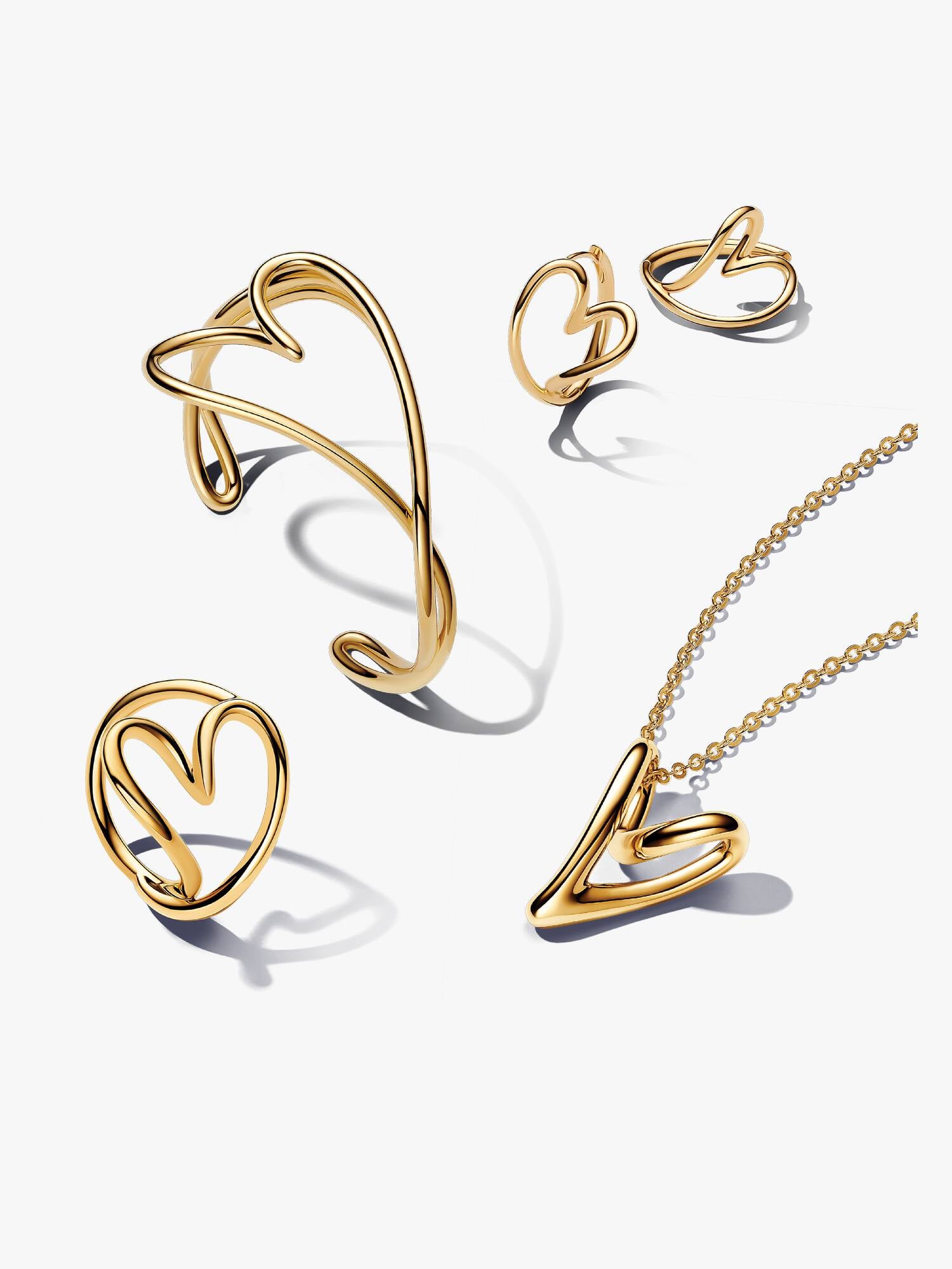 Conjunto de Regalo forma orgánica corazón Especial