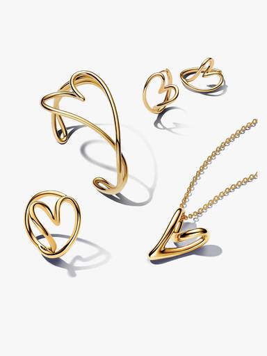 Conjunto de Regalo forma orgánica corazón Especial