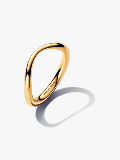 Conjunto de Regalo Anillos Banda Forma Orgánica