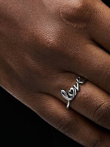 Anillo Amor Manuscrito