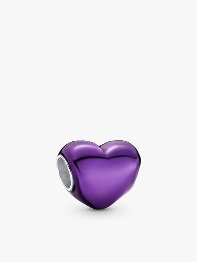 Conjunto de regalo Pulsera Corazón Morado y Mariposa