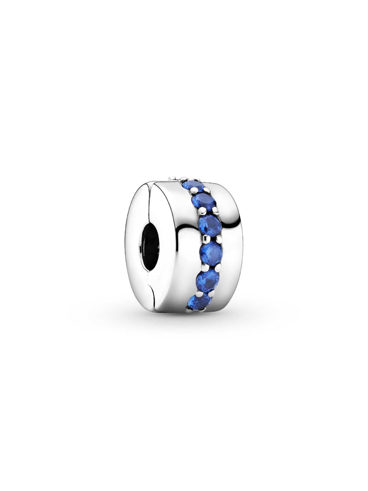 Charm de Clip Azul Brillante