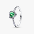 Anillo Corazón Verde Elevado Anillo Corazón Verde Elevado