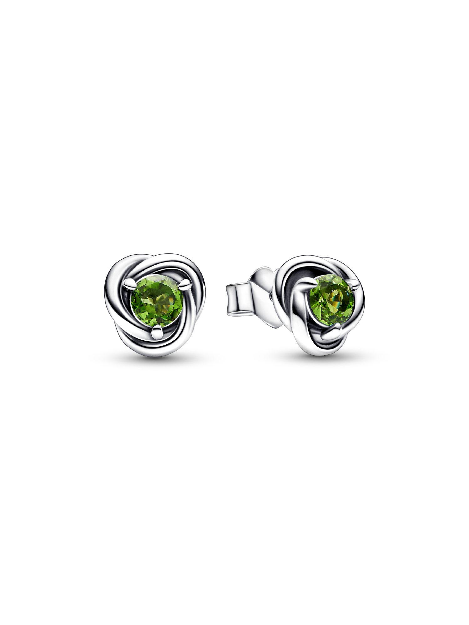 Pendientes de botón Circulo Eternity Agosto