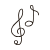 Notas de m&uacute;sica