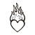 Coraz&oacute;n de fuego