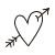 Coraz&oacute;n con Flecha